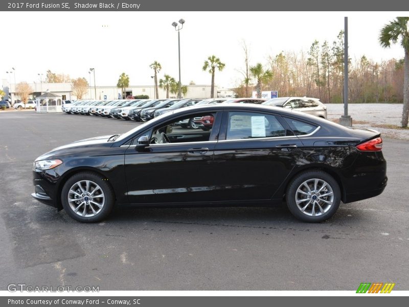 Shadow Black / Ebony 2017 Ford Fusion SE