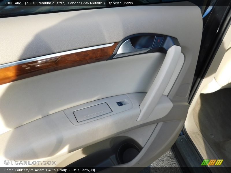 Condor Grey Metallic / Espresso Brown 2008 Audi Q7 3.6 Premium quattro
