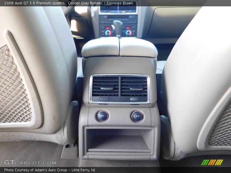 Condor Grey Metallic / Espresso Brown 2008 Audi Q7 3.6 Premium quattro