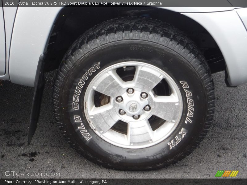 Silver Streak Mica / Graphite 2010 Toyota Tacoma V6 SR5 TRD Sport Double Cab 4x4