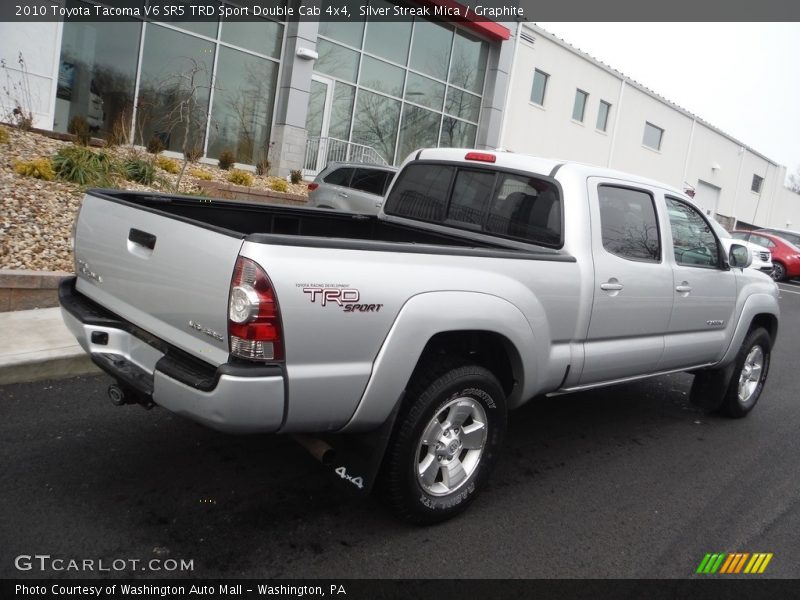 Silver Streak Mica / Graphite 2010 Toyota Tacoma V6 SR5 TRD Sport Double Cab 4x4