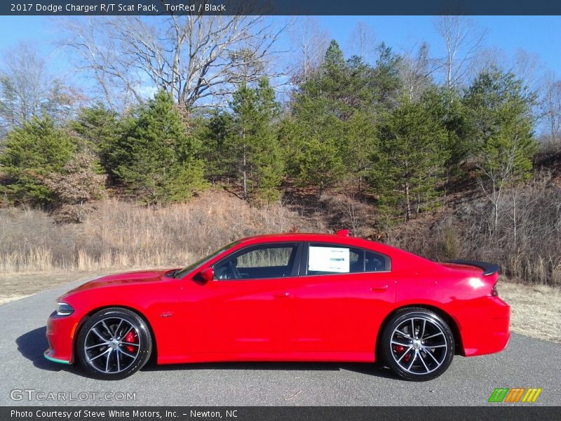 TorRed / Black 2017 Dodge Charger R/T Scat Pack