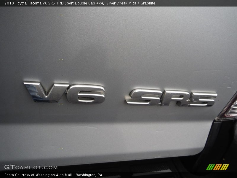 Silver Streak Mica / Graphite 2010 Toyota Tacoma V6 SR5 TRD Sport Double Cab 4x4