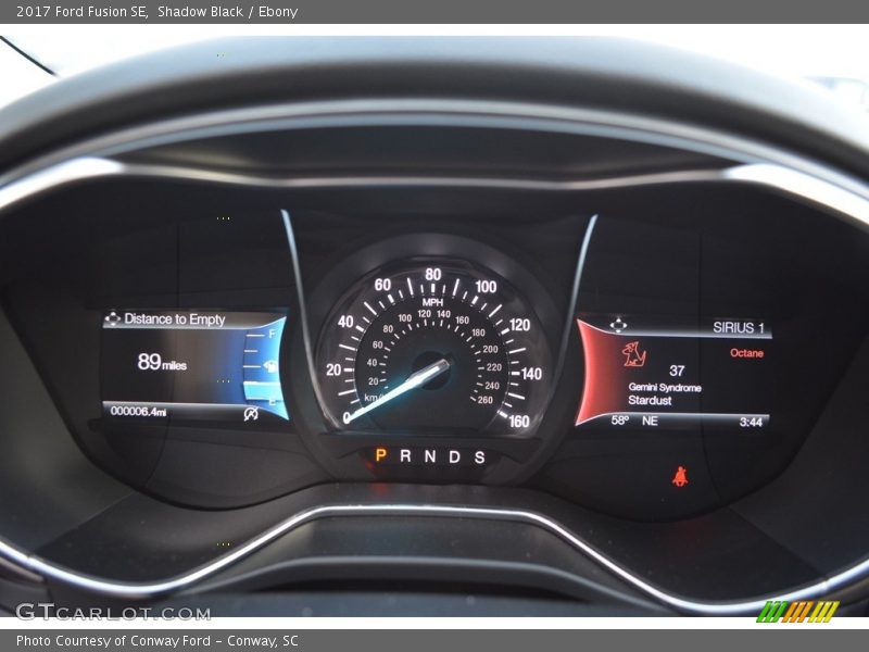 Shadow Black / Ebony 2017 Ford Fusion SE