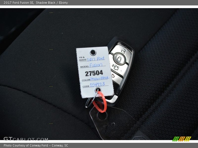 Shadow Black / Ebony 2017 Ford Fusion SE