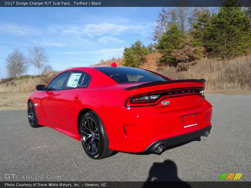 TorRed / Black 2017 Dodge Charger R/T Scat Pack