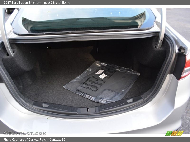 Ingot Silver / Ebony 2017 Ford Fusion Titanium