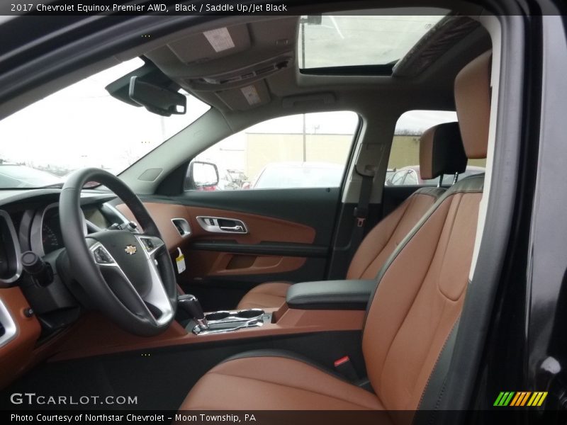 Black / Saddle Up/Jet Black 2017 Chevrolet Equinox Premier AWD