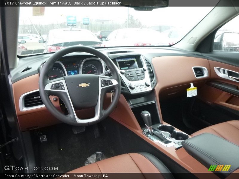 Black / Saddle Up/Jet Black 2017 Chevrolet Equinox Premier AWD