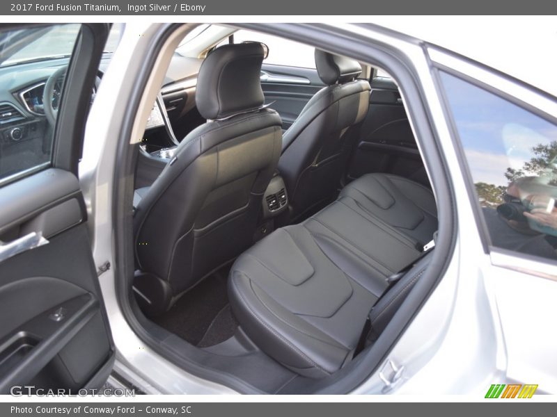 Ingot Silver / Ebony 2017 Ford Fusion Titanium