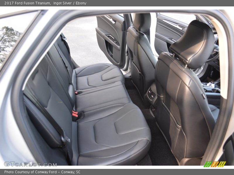 Ingot Silver / Ebony 2017 Ford Fusion Titanium
