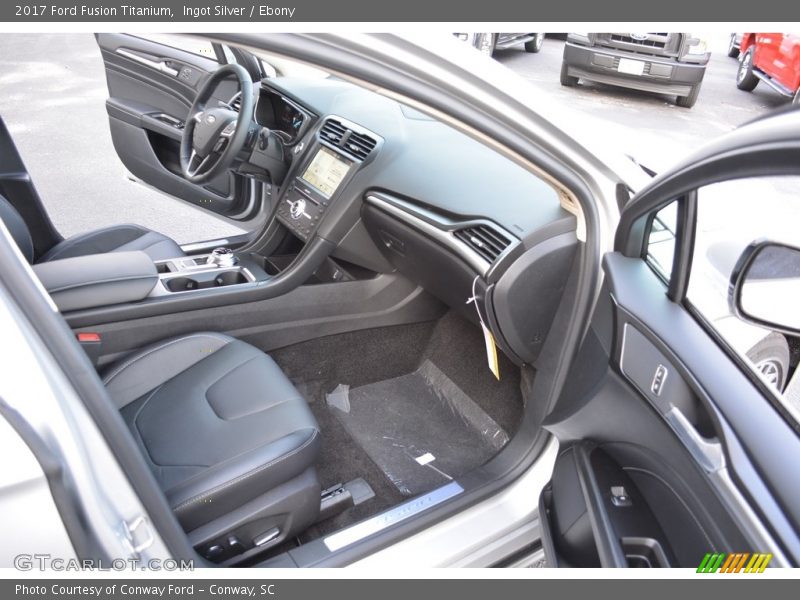 Ingot Silver / Ebony 2017 Ford Fusion Titanium