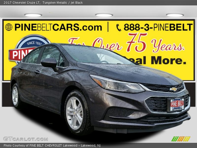 Tungsten Metallic / Jet Black 2017 Chevrolet Cruze LT
