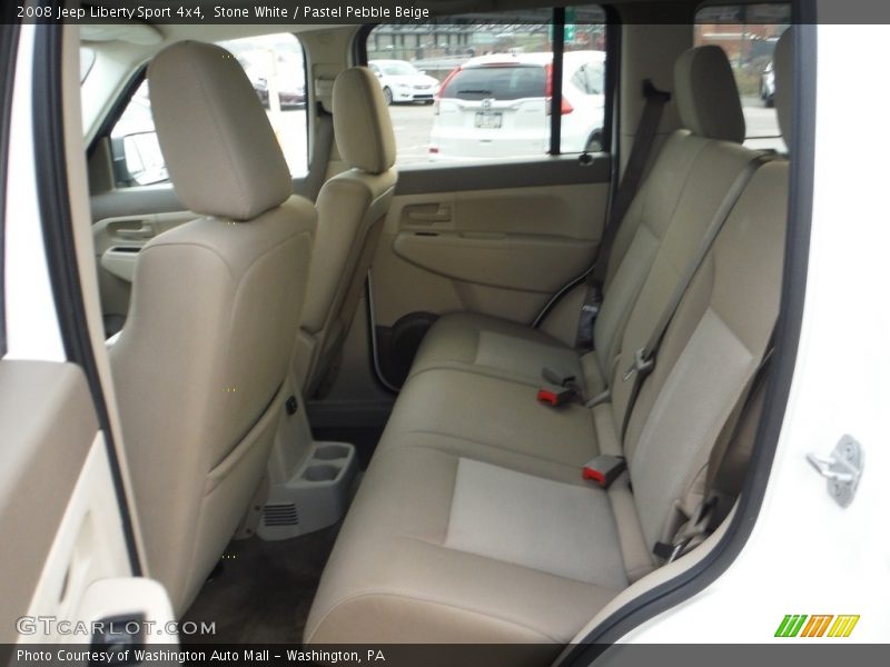 Stone White / Pastel Pebble Beige 2008 Jeep Liberty Sport 4x4