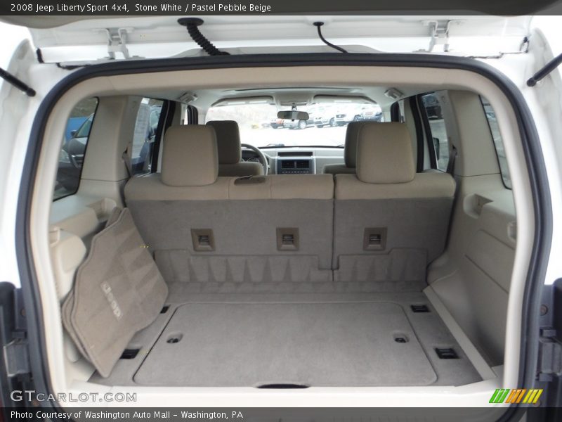Stone White / Pastel Pebble Beige 2008 Jeep Liberty Sport 4x4