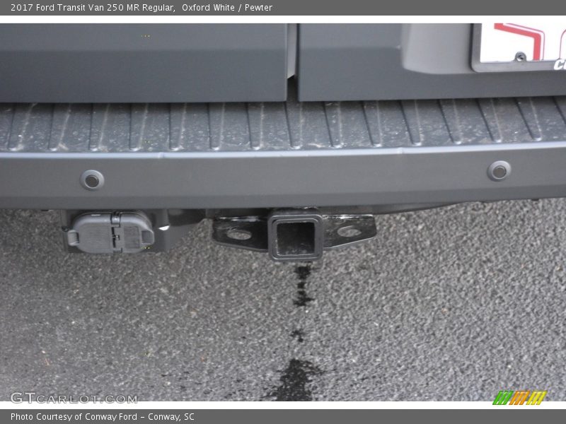Oxford White / Pewter 2017 Ford Transit Van 250 MR Regular