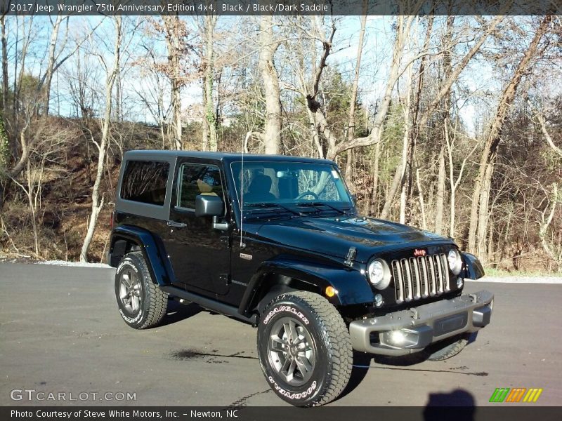 Black / Black/Dark Saddle 2017 Jeep Wrangler 75th Anniversary Edition 4x4