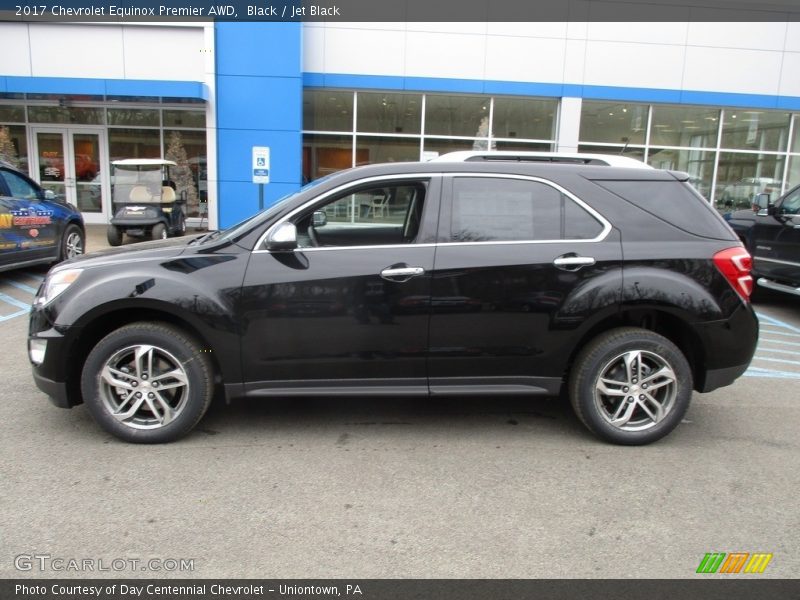 Black / Jet Black 2017 Chevrolet Equinox Premier AWD