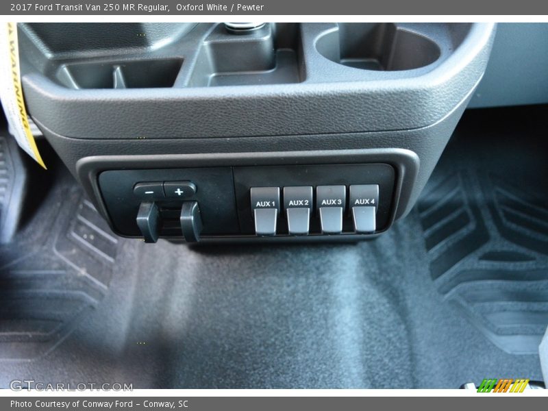 Oxford White / Pewter 2017 Ford Transit Van 250 MR Regular