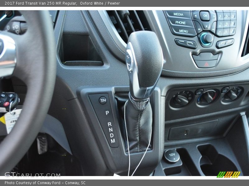 Oxford White / Pewter 2017 Ford Transit Van 250 MR Regular