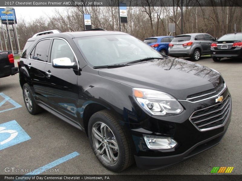 Black / Jet Black 2017 Chevrolet Equinox Premier AWD