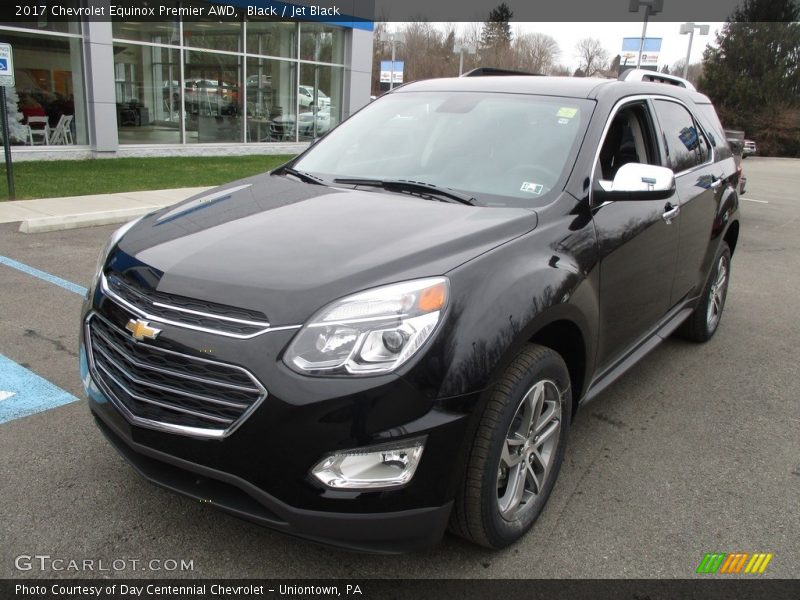 Black / Jet Black 2017 Chevrolet Equinox Premier AWD