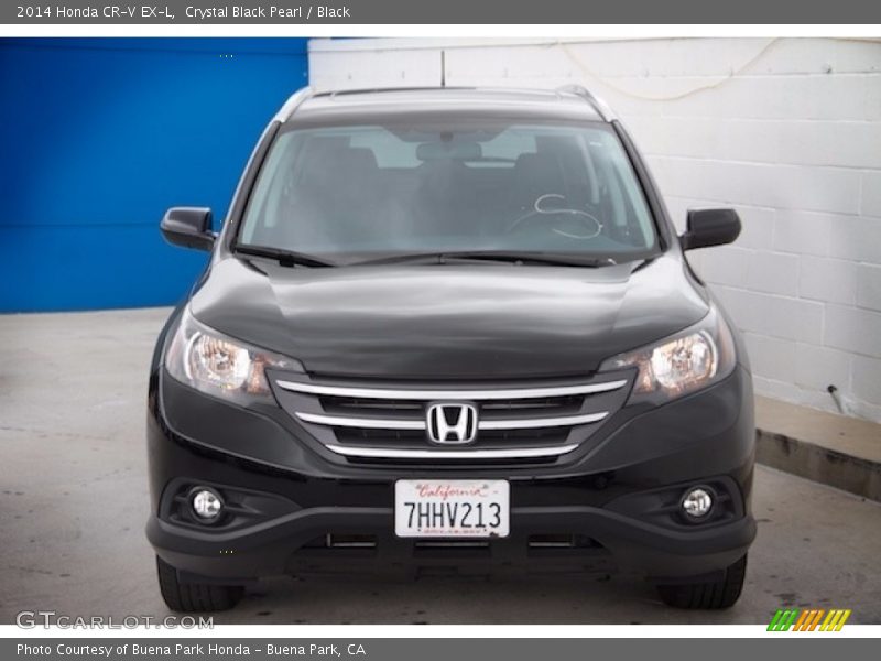 Crystal Black Pearl / Black 2014 Honda CR-V EX-L