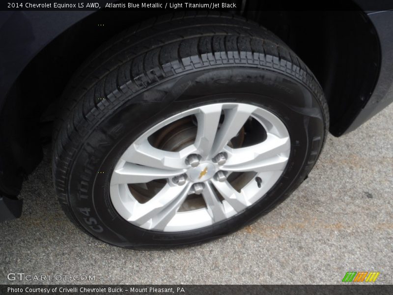 Atlantis Blue Metallic / Light Titanium/Jet Black 2014 Chevrolet Equinox LS AWD