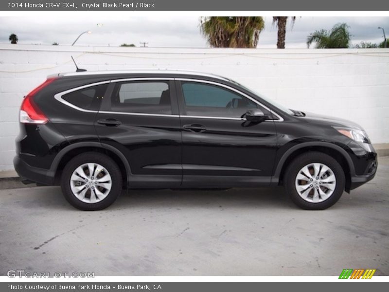 Crystal Black Pearl / Black 2014 Honda CR-V EX-L
