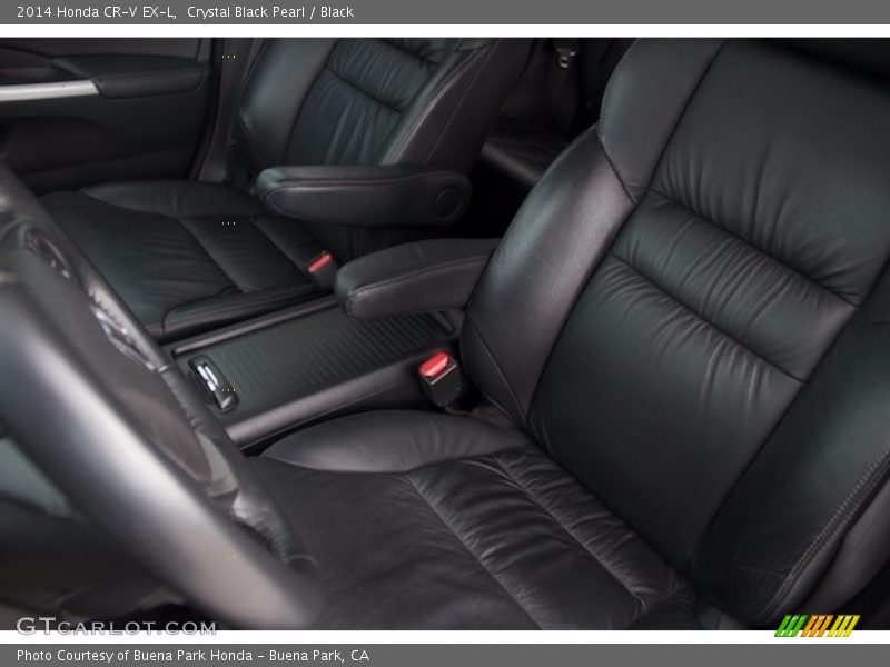 Crystal Black Pearl / Black 2014 Honda CR-V EX-L