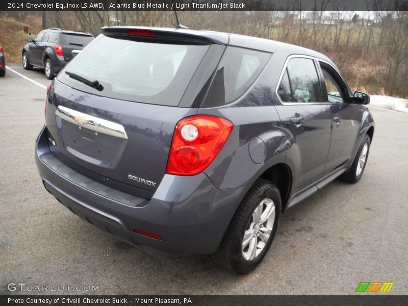 Atlantis Blue Metallic / Light Titanium/Jet Black 2014 Chevrolet Equinox LS AWD