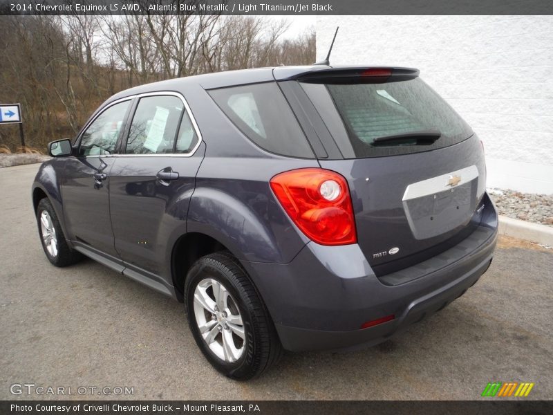 Atlantis Blue Metallic / Light Titanium/Jet Black 2014 Chevrolet Equinox LS AWD