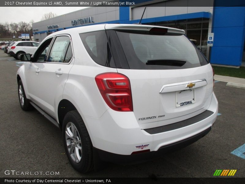 Summit White / Light Titanium/Jet Black 2017 Chevrolet Equinox LS AWD