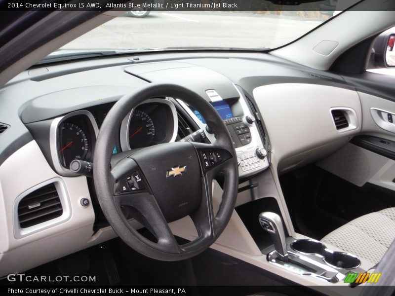 Atlantis Blue Metallic / Light Titanium/Jet Black 2014 Chevrolet Equinox LS AWD