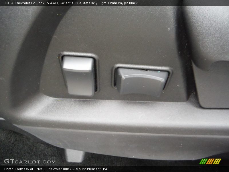Atlantis Blue Metallic / Light Titanium/Jet Black 2014 Chevrolet Equinox LS AWD