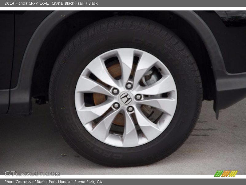 Crystal Black Pearl / Black 2014 Honda CR-V EX-L