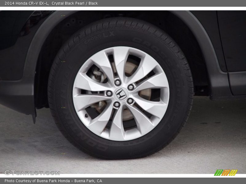 Crystal Black Pearl / Black 2014 Honda CR-V EX-L