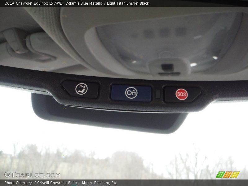 Atlantis Blue Metallic / Light Titanium/Jet Black 2014 Chevrolet Equinox LS AWD