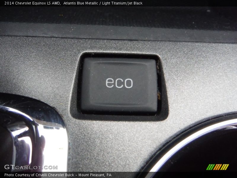 Atlantis Blue Metallic / Light Titanium/Jet Black 2014 Chevrolet Equinox LS AWD