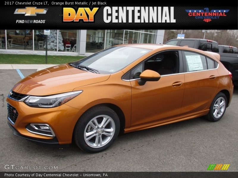 Orange Burst Metallic / Jet Black 2017 Chevrolet Cruze LT