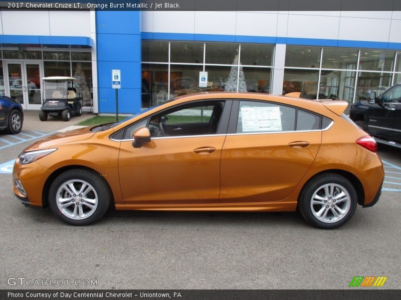 Orange Burst Metallic / Jet Black 2017 Chevrolet Cruze LT