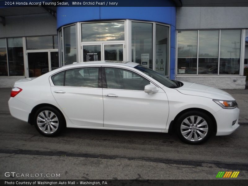 White Orchid Pearl / Ivory 2014 Honda Accord Touring Sedan