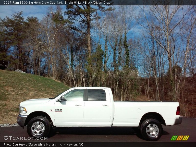 Bright White / Black/Diesel Gray 2017 Ram 3500 Big Horn Crew Cab 4x4