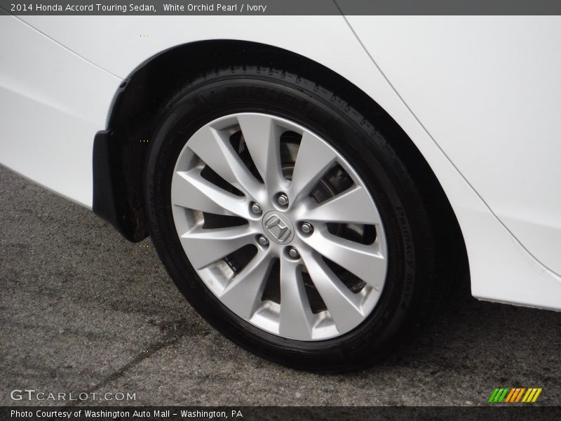 White Orchid Pearl / Ivory 2014 Honda Accord Touring Sedan