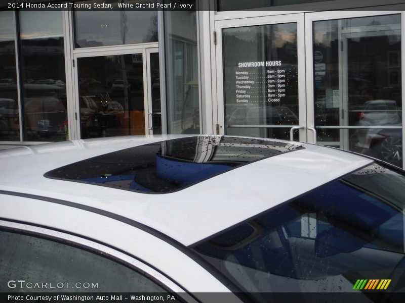 White Orchid Pearl / Ivory 2014 Honda Accord Touring Sedan