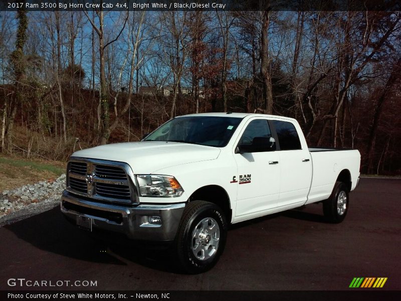 Bright White / Black/Diesel Gray 2017 Ram 3500 Big Horn Crew Cab 4x4