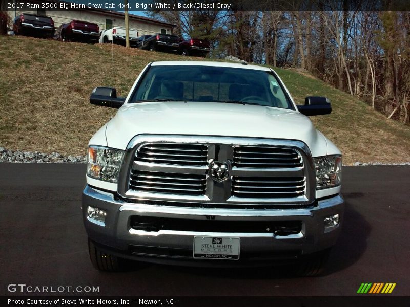 Bright White / Black/Diesel Gray 2017 Ram 3500 Big Horn Crew Cab 4x4