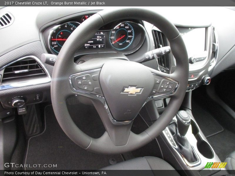 Orange Burst Metallic / Jet Black 2017 Chevrolet Cruze LT