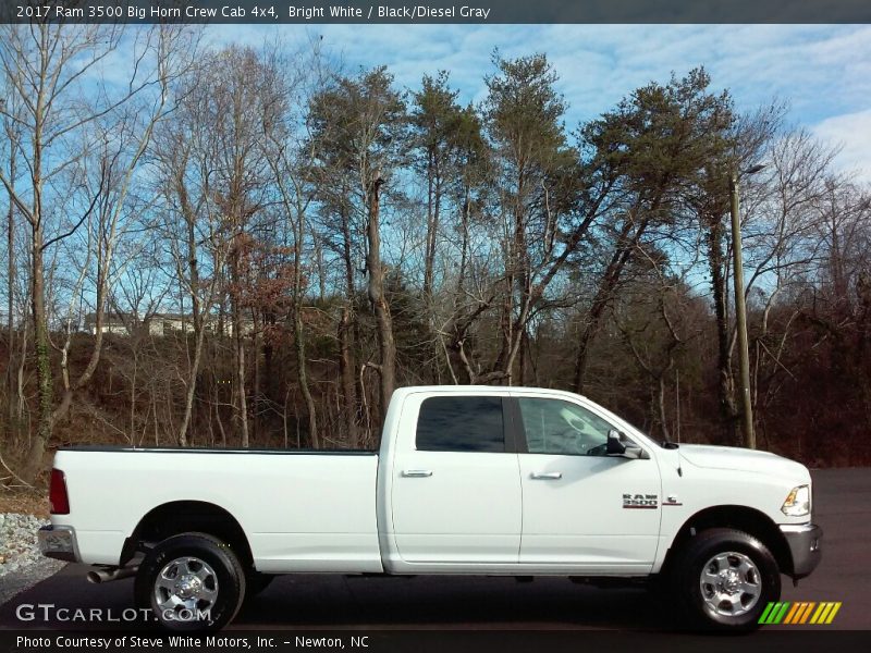 Bright White / Black/Diesel Gray 2017 Ram 3500 Big Horn Crew Cab 4x4