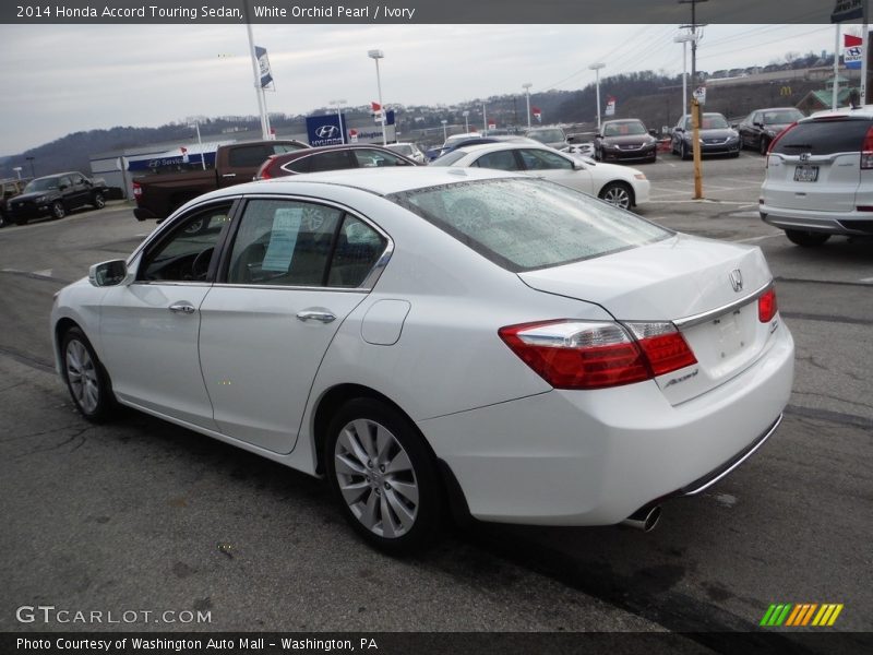 White Orchid Pearl / Ivory 2014 Honda Accord Touring Sedan
